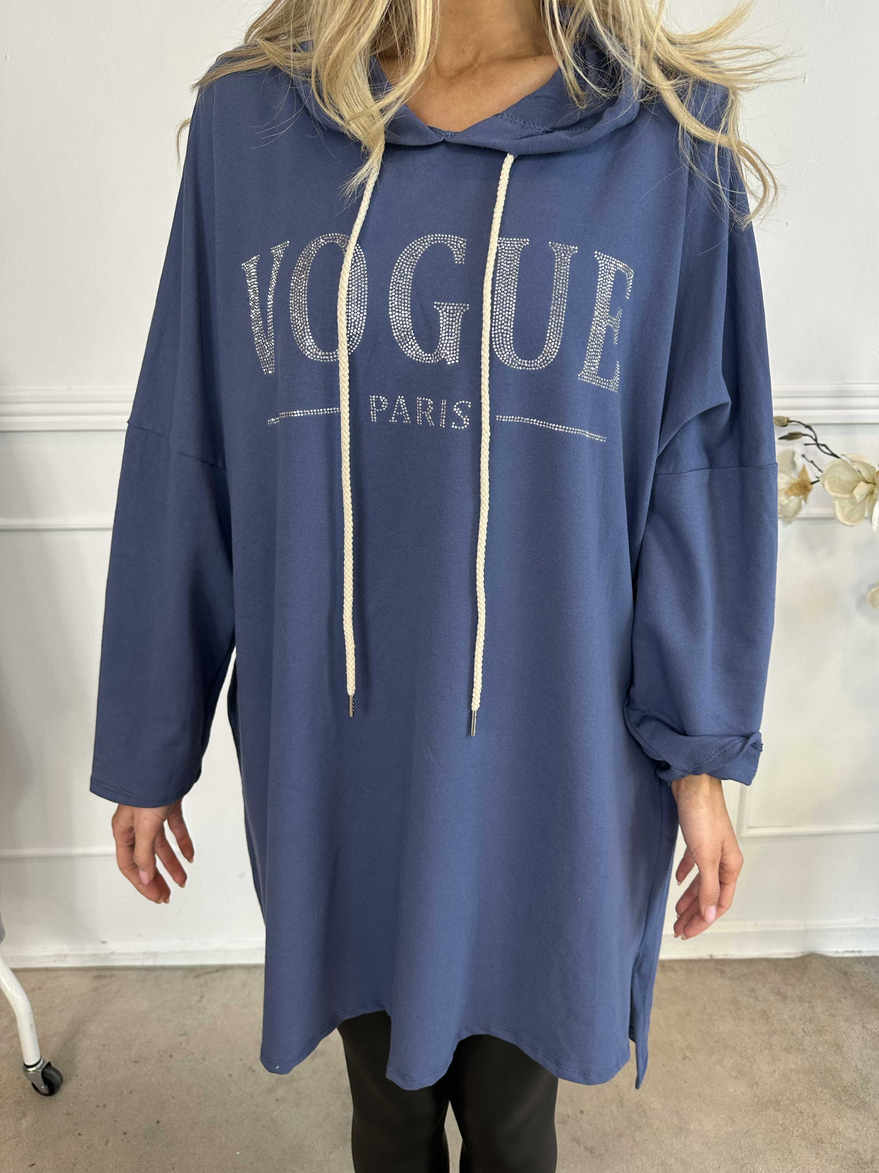 Vogue Hoodie - Hoodie kjole med similisten
